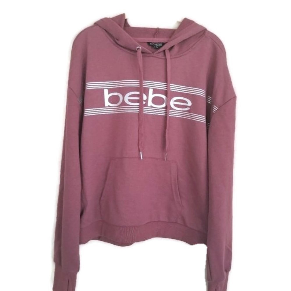 BEBE SPORT LOGO PRINT HOODIE